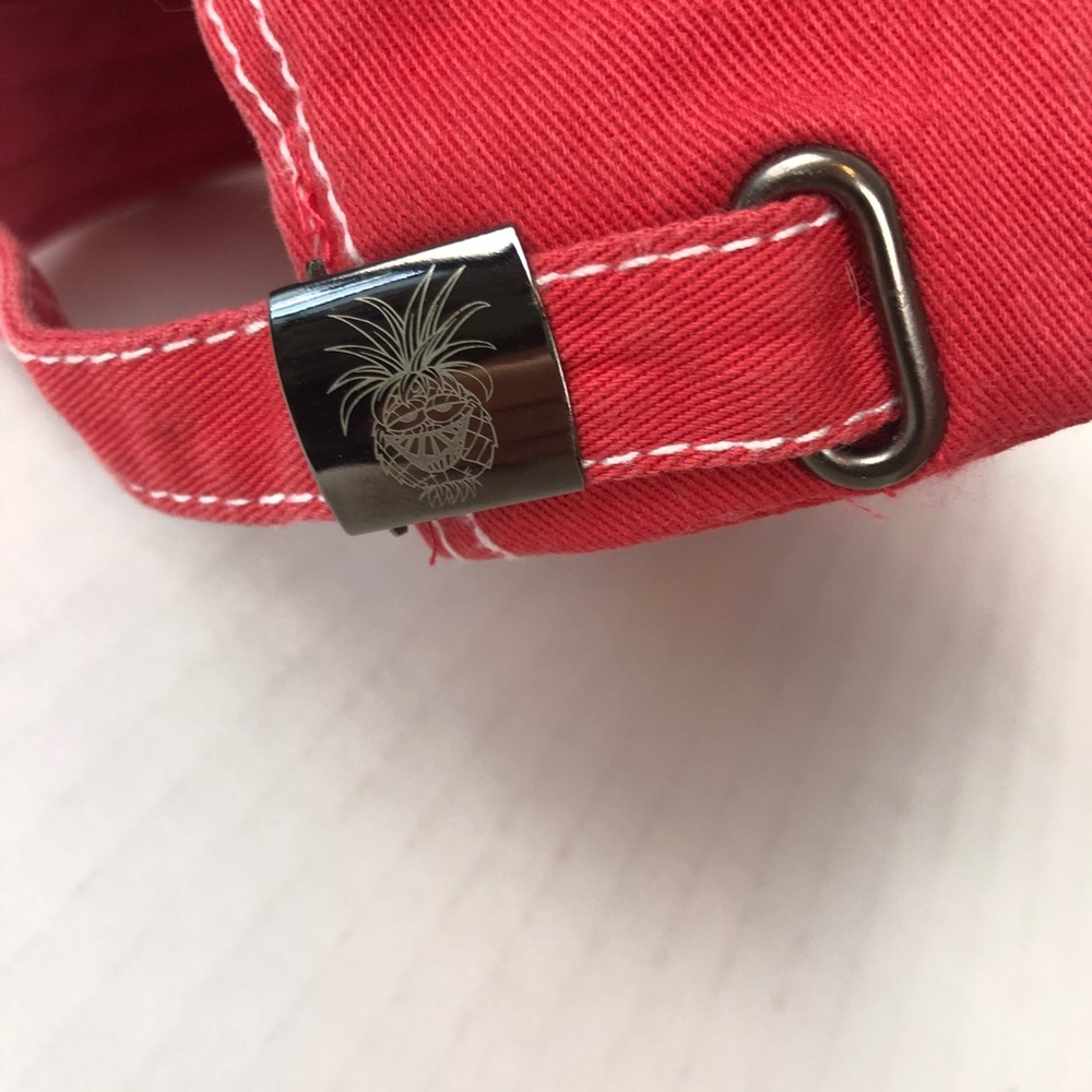 Pineapple Willy’s Red Fitted Baseball Cap - image 2